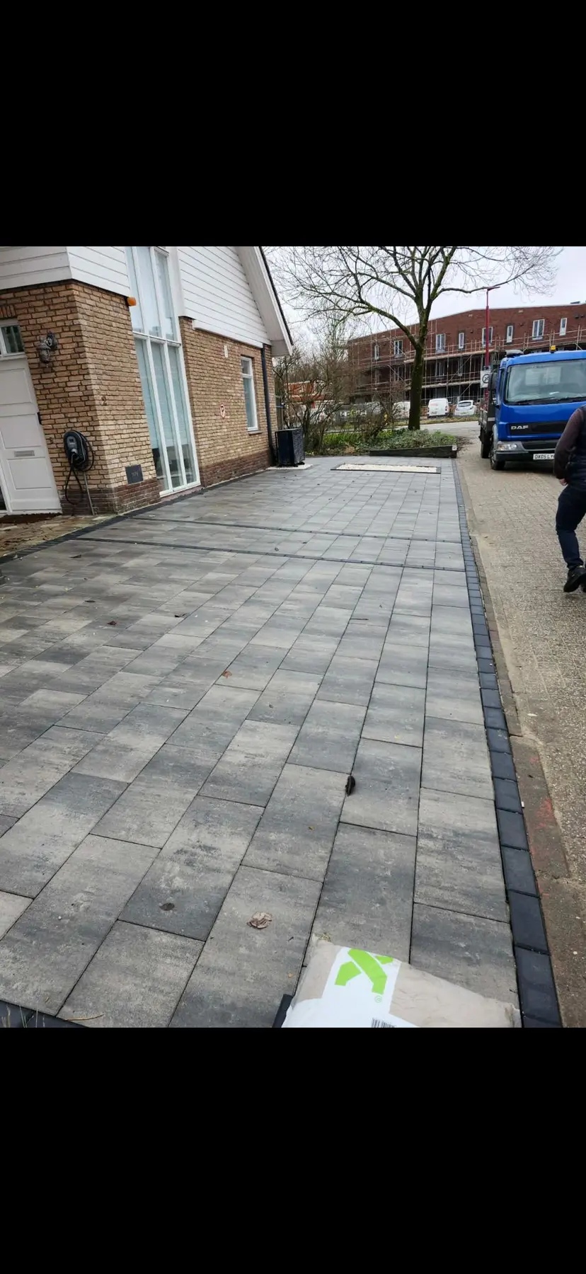 Strak aangelegde oprit